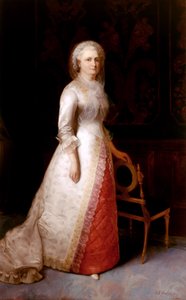 Martha Dandridge Custis Washington (Mme George Washington) - Eliphalet Frazer Andrews