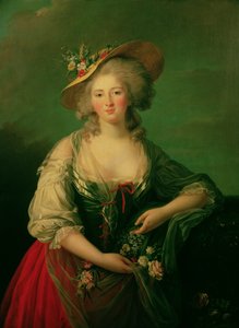 Élisabeth de France (1764-94) dite Madame Élisabeth, vers 1782 - Elisabeth Louise Vigee Lebrun