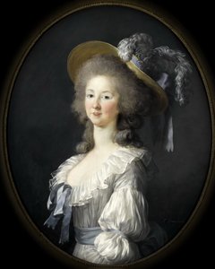 Portrait de Marie Louise de Savoie 1749-1792, princesse de Lamballe - Elisabeth Louise Vigee Lebrun
