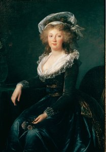 Portrait de Marie Thérèse de Bourbon Naples, reine de Naples et de Sicile - Elisabeth Louise Vigee Lebrun