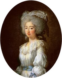 Portrait de Louise Marie Joséphine, comtesse de Provence, future reine de France - Elisabeth Louise Vigee Lebrun