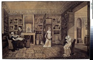 Salle de dessins de la maison prince Ivan Ivanowitch Bariatinsky à Altona