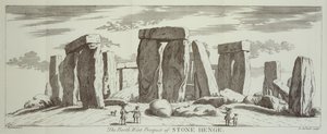 La Perspective Nord-Ouest de Stone Henge, 1725