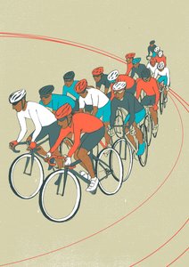 Course de vélo