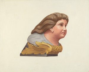 Figure de Proue du Goélette "Packet" - Elizabeth Moutal