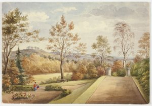 Terrasse au château de Wentworth