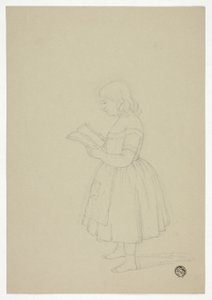 Jeune fille lisant - Elizabeth Murray