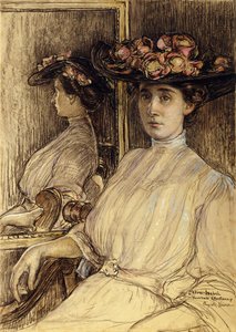 Esquisse de portrait de Mlle Palmer