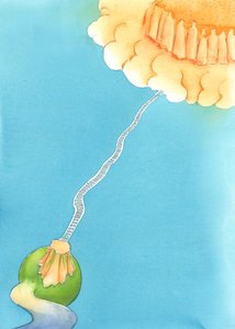 Une vie de grâce sur terre est comme une montagne bien éclairée d