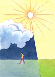 Une personne qui rejette Dieu marche dans les ténèbres spirituelles