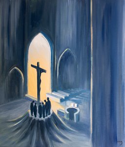 À la messe, nous offrons en action de grâce un sacrifice saint et vivant