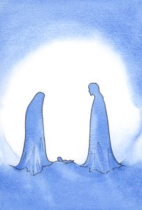 À la vue du bébé miraculeux (dont la Mère se tenait devant Lui dans une sainteté toujours virginale), Saint Joseph fut puissamment récompensé pour sa foi - Elizabeth Wang