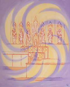 Devant le tabernacle, nous sommes en présence du Dieu vivant, dont la gloire trinitaire remplit l