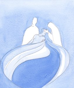 Le Christ et Notre-Dame sont comme des assistants célestes, nous aidant tandis que quelque chose de merveilleux naît du tumulte spirituel et de la persévérance - Elizabeth Wang
