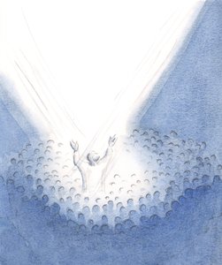Le Christ est présent ici avec nous à la messe, vraiment humain, offrant son sublime sacrifice au nom de ses frères et sœurs, 2001