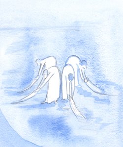 Le Christ travaille avec Ses saints, comme des bâtisseurs préparant un chantier, préparant nos âmes pour des vies de vraie sainteté - Elizabeth Wang