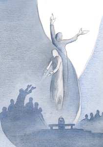 Le Christ est vraiment un avec nous, par sa chair et son sang, et aussi un avec le Père (vers qui il nous attire) à cause de sa divinité