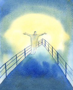 Le Christ est avec Son Église, pendant le Saint Sacrifice de la Messe, priant en notre nom