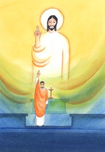Le Christ parle et agit à travers Ses prêtres, qui bénissent et pardonnent 