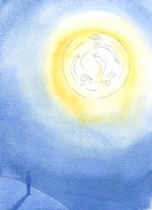 Chaque personne sur terre, marquée par le péché originel, est invitée à partager la vie des Trois Personnes Divines, Un Dieu, qui vivent dans une joie et une radiance infinies
