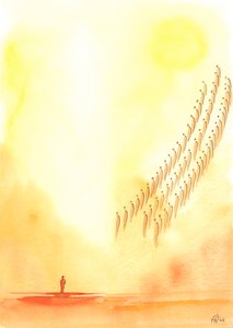 Chaque fois que nous prions le "Saint, Saint, Saint Seigneur", nous joignons nos voix à celles des saints et des anges qui offrent la même louange au Ciel - Elizabeth Wang