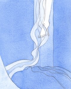 De Ses pieds, le Précieux Sang du Christ coulait vers le bas pour se répandre sur la terre. Par ce Sang, mes péchés ont été pardonnés - Elizabeth Wang