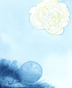 Le Ciel était représenté comme une énorme fleur, au cœur de laquelle se trouvait un sanctuaire magnifique, parfumé et éblouissant