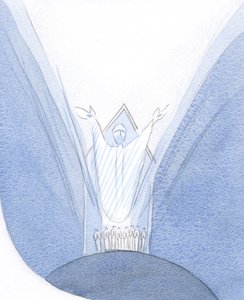 Ici, pendant la messe, le Christ est vraiment présent avec nous, sur Terre, priant le Père, avec nous rassemblés autour de Lui