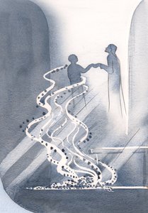 Dans la Sainte Communion, nos petits péchés tombent comme des cendres alors que le Christ nous élève pour partager Sa joie, 2000