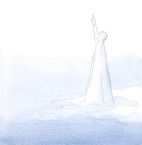 Marie a levé la main en prière vers le Père, qui exauce le moindre souhait de son cœur, 2001