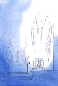 Notre Dame et Saint Joseph étaient heureux d