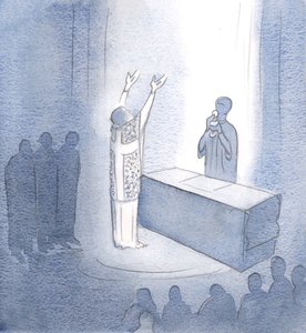 Nos prières sont entendues pour cette raison : Elles sont jointes à la prière du Christ qui est présent, notre éternel Grand Prêtre - Elizabeth Wang