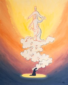 Nos prières pour les autres montent comme des lettres portées sur un nuage d