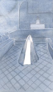 Elle qui est pure comme le Christ, se tenait parmi ces frères dominicains à Oxford qui vivent pour Son Fils, liés par leurs trois vœux, 2000 - Elizabeth Wang