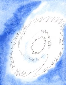 La pureté féroce de la Divinité peut être représentée comme l