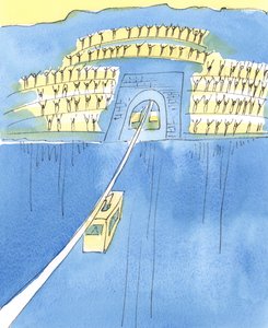 Le voyage de la vie à la mort est comme être dans un téléphérique entre deux montagnes - Elizabeth Wang