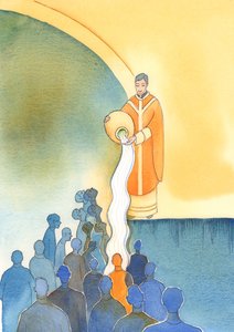 Les principales tâches de ceux qui partagent le sacerdoce du Christ sont de sauver les âmes, de les laver par le Précieux Sang du Christ, par Son Sacrifice et Ses sacrements - Elizabeth Wang