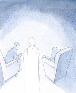 Quand deux ou trois sont réunis pour prier au nom de Jésus, Il est là entre eux