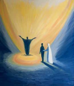 Quand nous prions Marie, elle nous rapproche de son fils le Christ afin que nous puissions joindre sa prière au Père