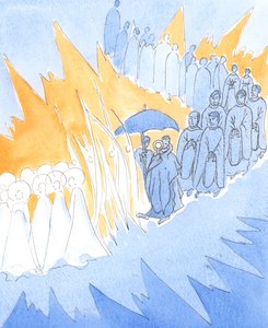 Chaque fois que nous honorons la Présence de Jésus dans le Saint-Sacrement, les anges et les saints se joignent à nous dans notre adoration