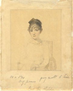 Harriet Trumbull (Fille du Gouverneur Jonathan Trumbull, Jr.; épouse de Benjamin Silliman de Yale College) - Elkanah Tisdale