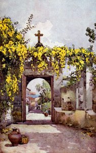 Une porte de chapelle