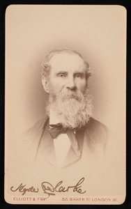 Portrait de Hyde Clarke 1815-1895, avant 1876