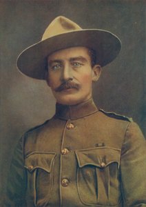 Colonel Robert S. S. Baden-Powell, Le Défenseur de Mafeking. En uniforme de service sur le terrain en tant que colonel de cavalerie irrégulière