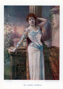 Dame Marie Tempest, chanteuse et actrice anglaise, 1901