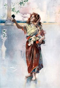 Ellaline Terriss dans Bluebell in Fairyland, vers 1902