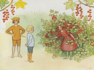 Lasse le Petit dans le jardin, 1923