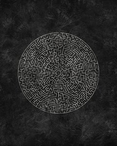 Labyrinthe circulaire complexe