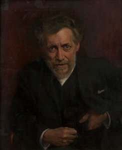 Portrait du professeur Edmund von Hellmer - Emanuel Baschny