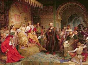 Colomb devant la Reine, 1843